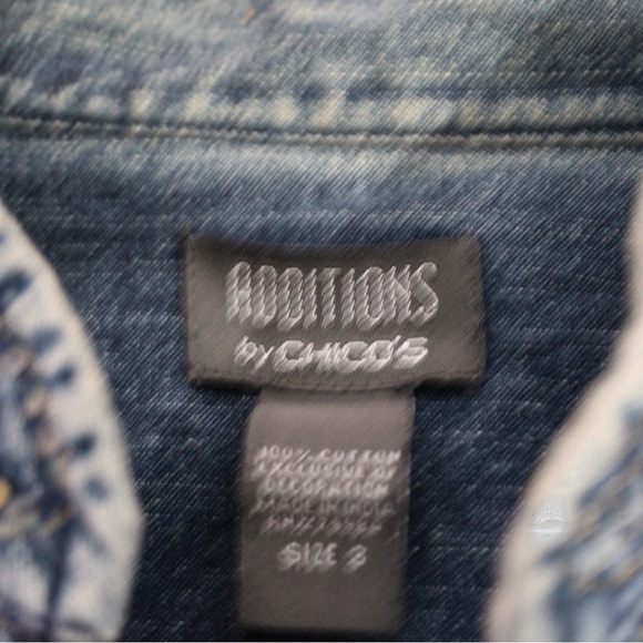 Additions by Chico's Jean Jacket - Picture 5 of 8